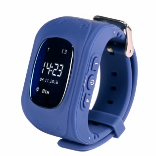 Детские умные часы с GPS трекером GW300 (Q50) Dark Blue
