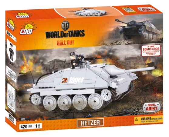 Конструктор COBI World Of Tanks Хетцер, 420  деталей