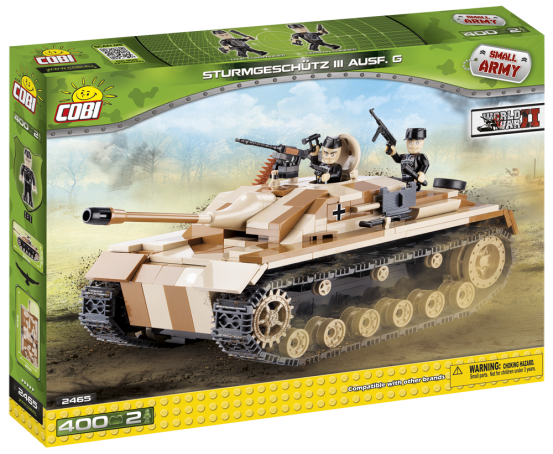 Конструктор COBI Самоходно-артилерийская установка StuG III , 400 деталей