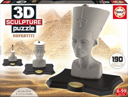 Пазл 3D EDUCA Скульптура, Нефертити, 190 элементов